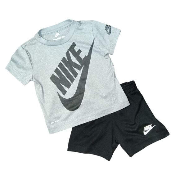 Nike Other - Nike Outfit 2T Toddler Gray T-Shirt and Black Shorts